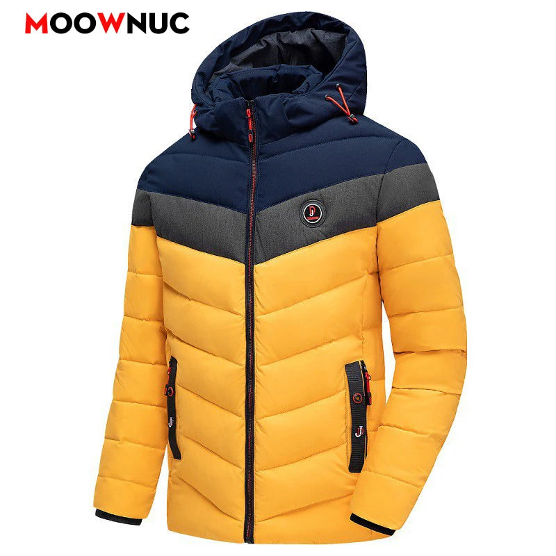 Men's Fashion Windbreaker Winter Parka Male Jacket Overcoat Autumn Coat Windproof Streetwear Casual Warm Hombre New Outdoors