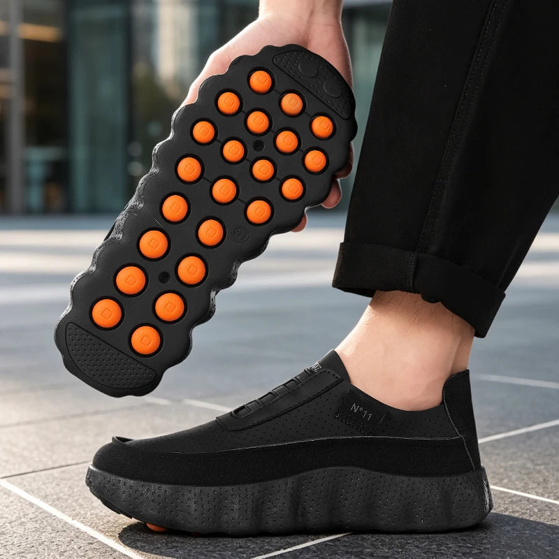 Outdoor Walking Jogging Sneakers Casual Shoes Autumn Men Chunky Platform