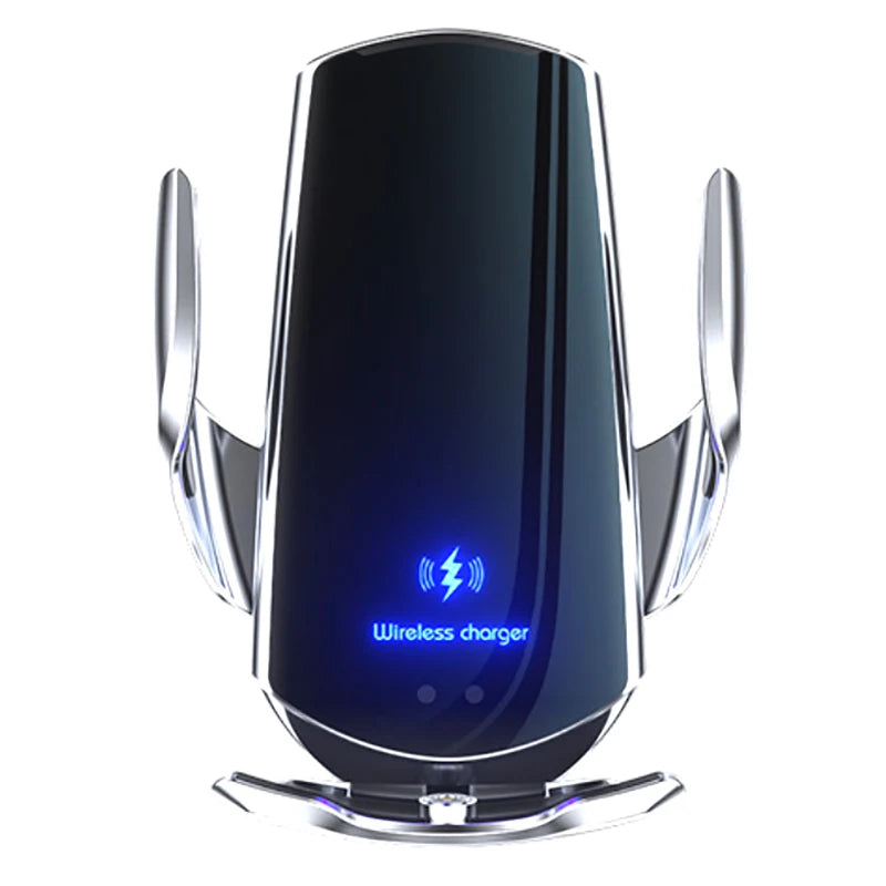 Smart Sensor Car Phone Wireless Charger 15W Fast Charging Auto-Clamping