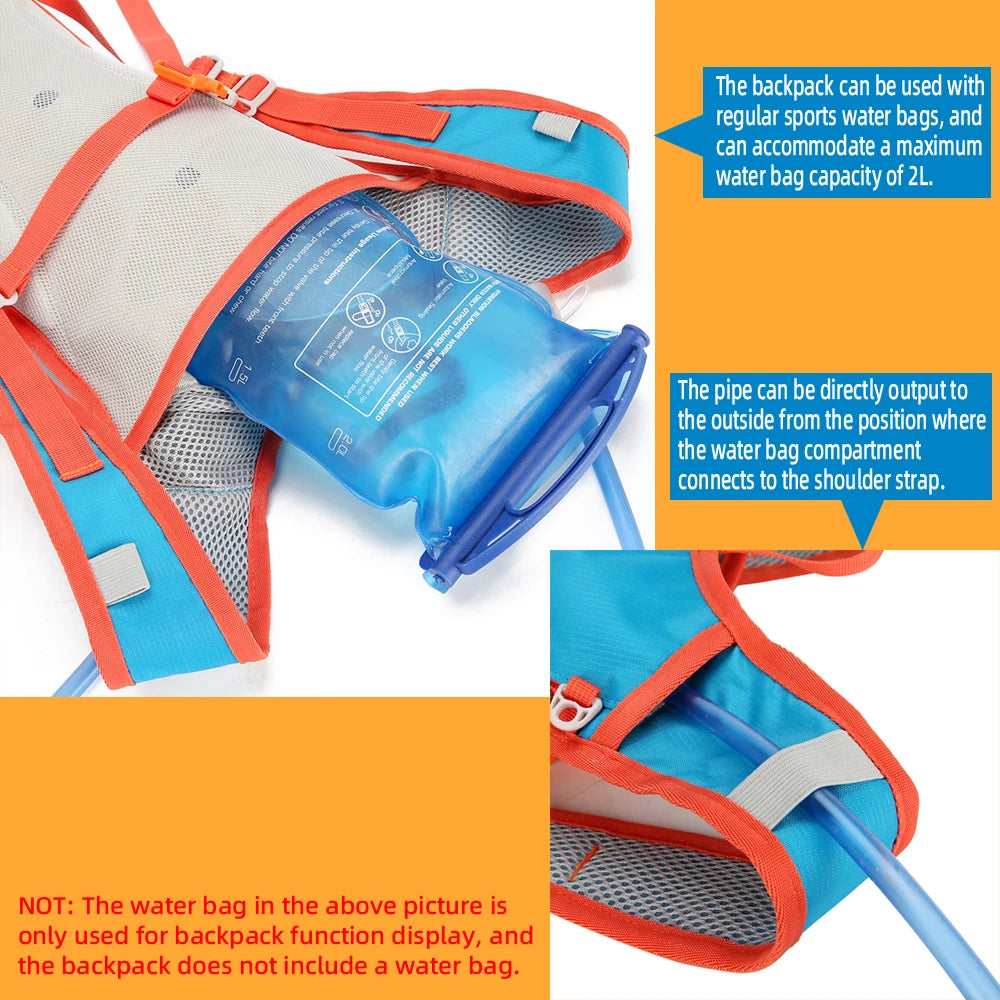 Bicycle Bike Cycling Backpack Day Pack Water Bag Storage Knapsack Trail Running Climbing Jogging Hydration Bladder Rucksack
