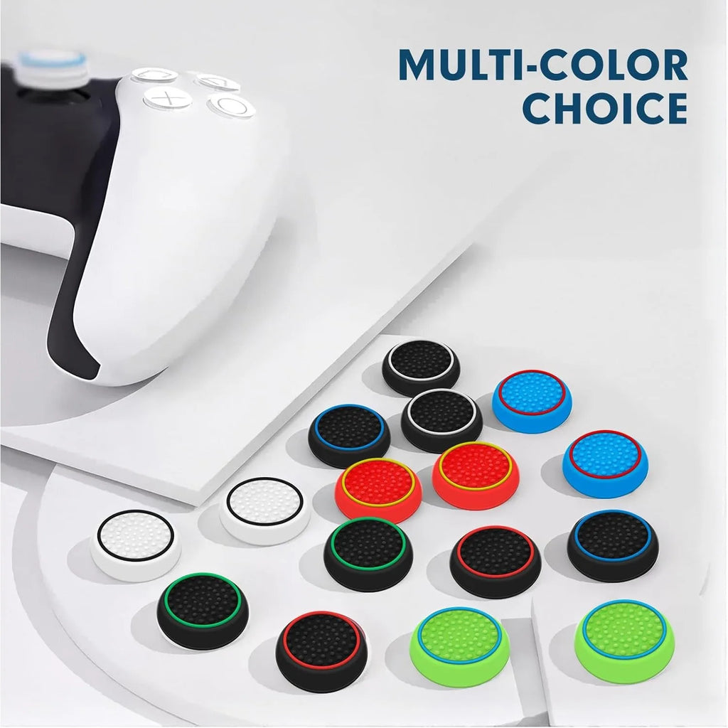 16Pcs Controller Thumb Grips Replace For Ps4/Ps5,Silicone Joystick Caps