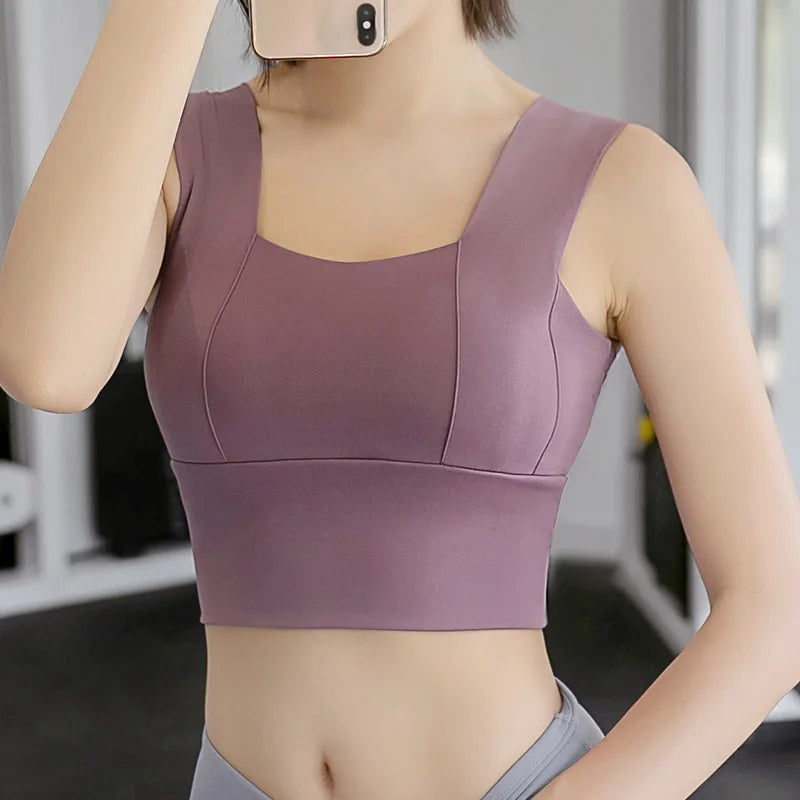 Women's Sleeveless Workout Crop Top
