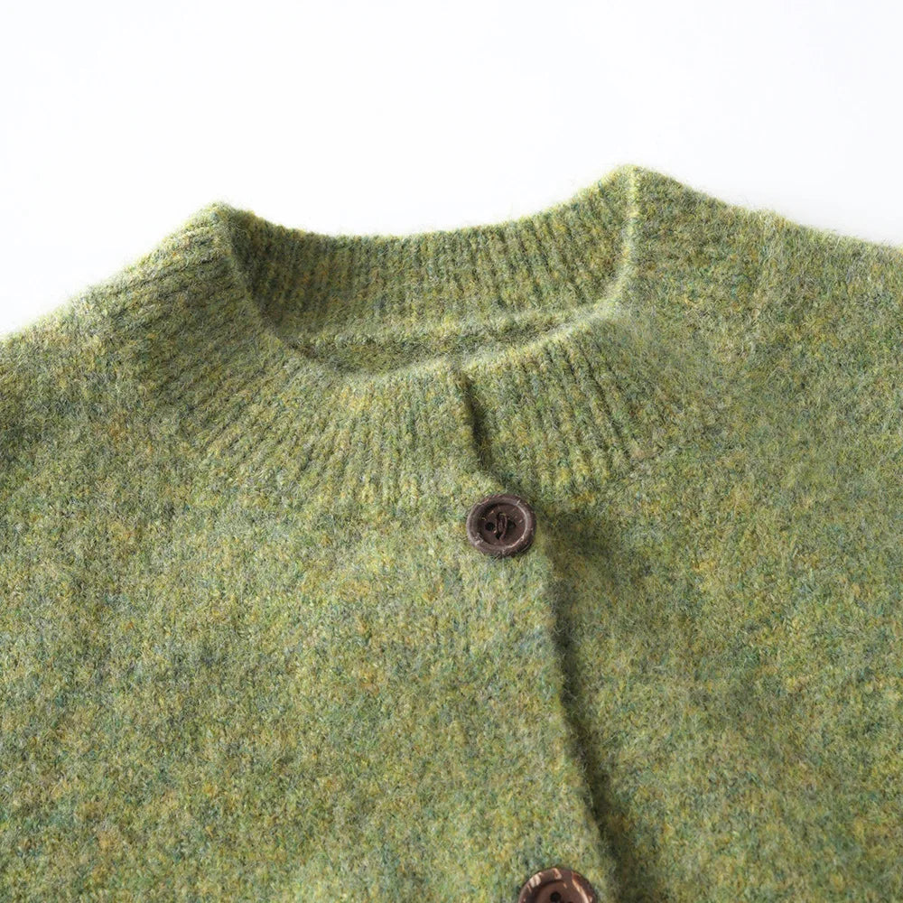 Childrens Knitwear Waistcoat Baby Boys Girls Singlebreast Knitted Sweater Retro Style Kids Clothes Soft Loose Warm Knitwear