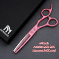 MURASAKI Professional Barber Scissors，6.0 Inch Japanese 440C Steel Hairdressing Scissors，Salon High-Quality Hair Cutting Tools