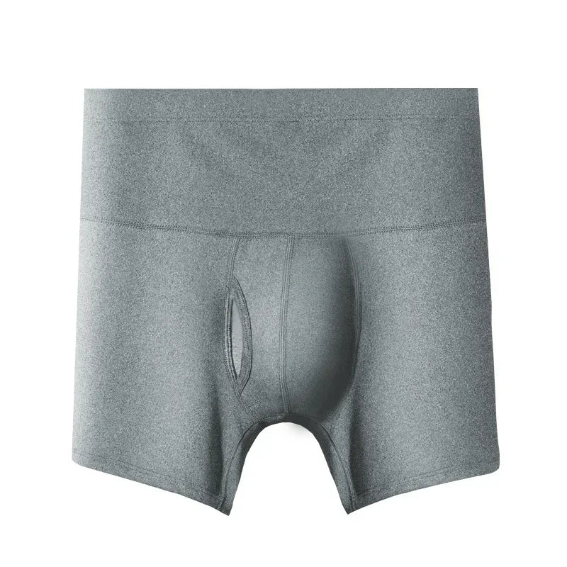 Men's underwear: High-waisted, belt-cinching, fat-adding, anti-chafing, waist-protecting, warm, fleece, thickened, sports briefs