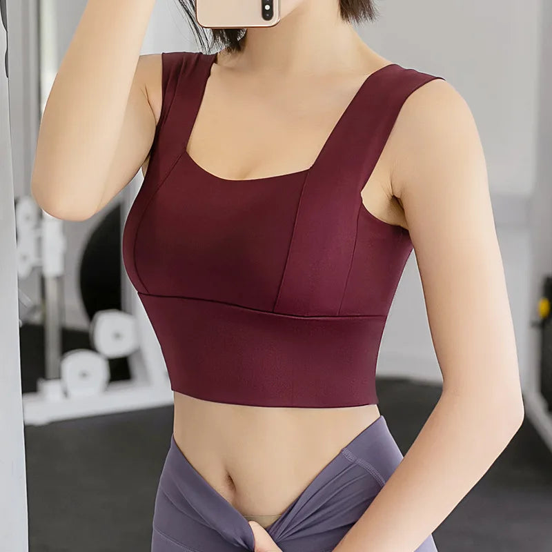 Women's Sleeveless Workout Crop Top