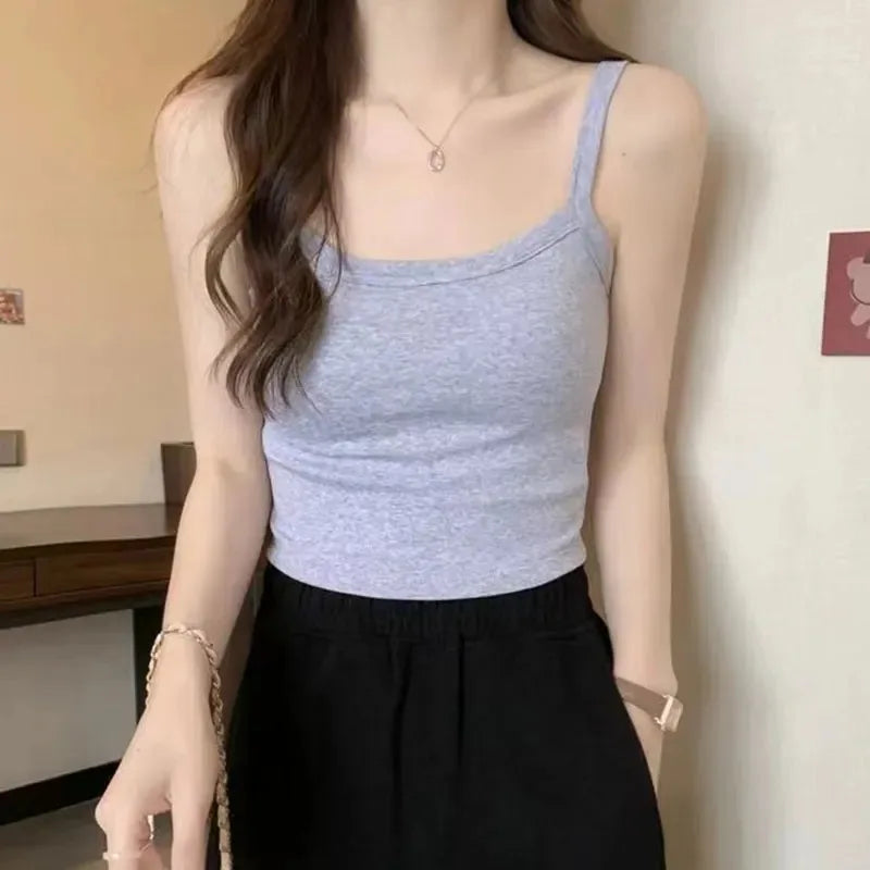 Women's Sleeveless Crop Top
