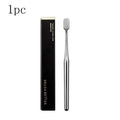 1-4pcs Toothbrush Gold Silver Tooth Brush Adult Dental Brushes Middle