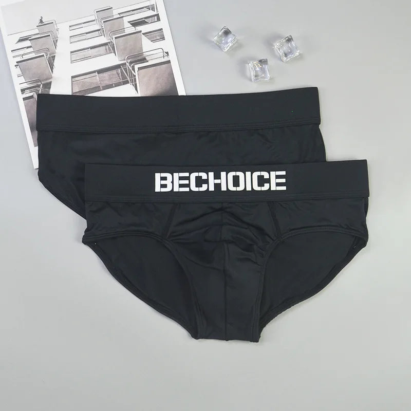 Men's briefs are sexy and comfortable, milk silk low-rise youth underwear, men's breathable tide and tight