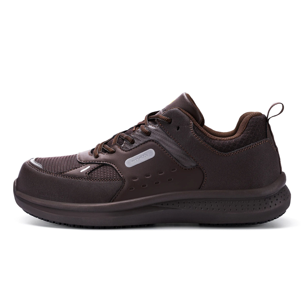 Fittington Men's Steel-Toe Work Shoes