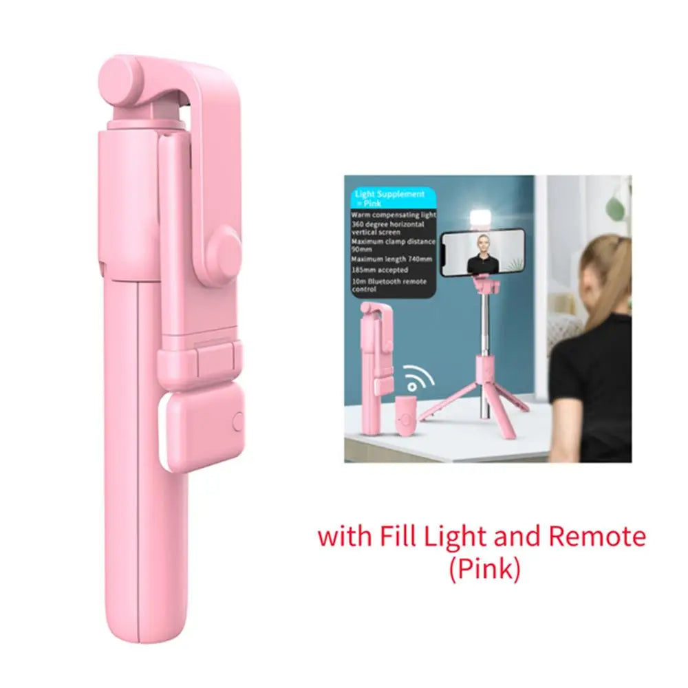 Bluetooth Selfie Stick & Mini Tripod with Remote