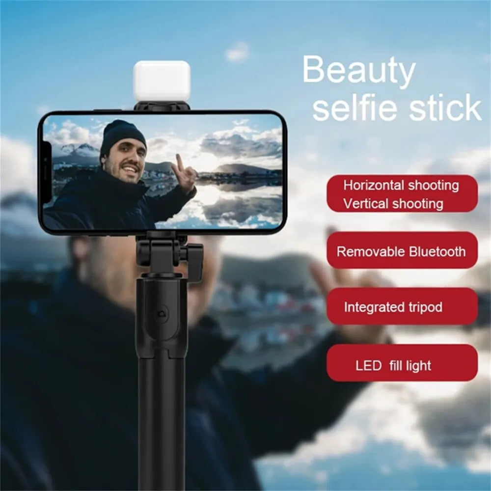Bluetooth Selfie Stick & Mini Tripod with Remote