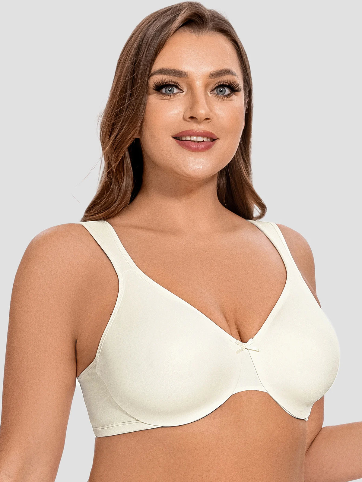 Women's Seamless Plus-Size Minimizer Bra