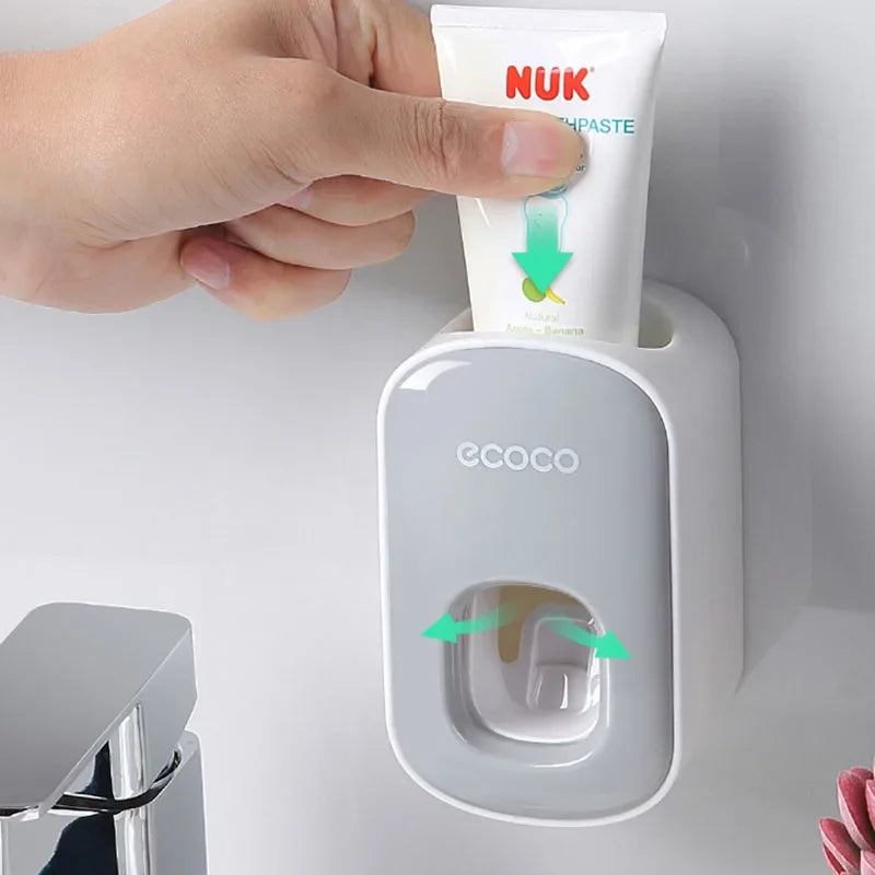 Bathroom Accessories Set Automatic Toothpaste Dispenser Toothpaste