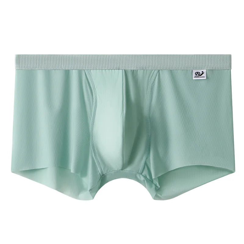 Men Panties Mens Ice Silk Boxers Seamless Sexy Underwear Man Ultra-thin Breathable Boxer Shorts Boxershorts