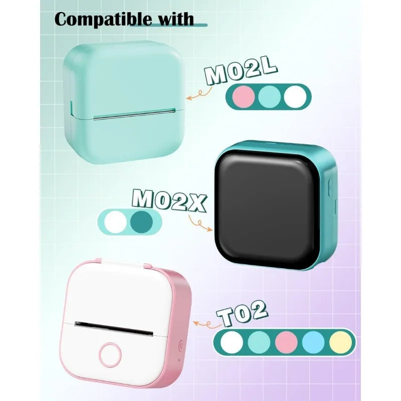 Color Thermal Sticker Paper For M02/T02/M02 Pro/M02 Mini Sticker