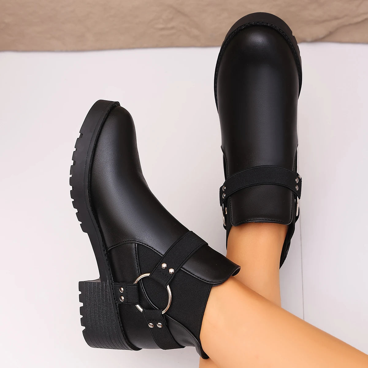 Women's Thick-Sole Casual Ankle Boots