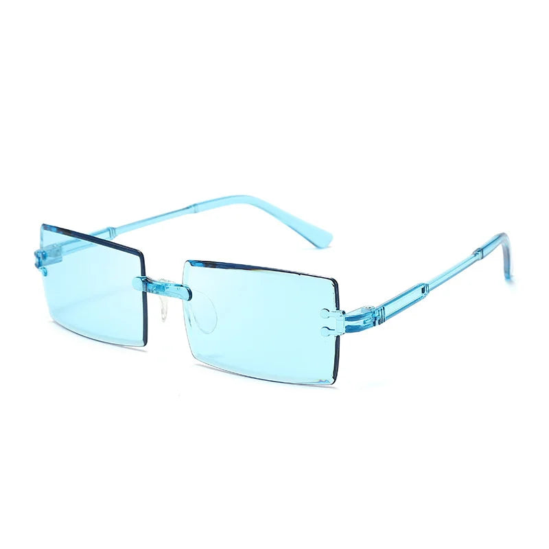 Rivet Rectangle Sunglasses