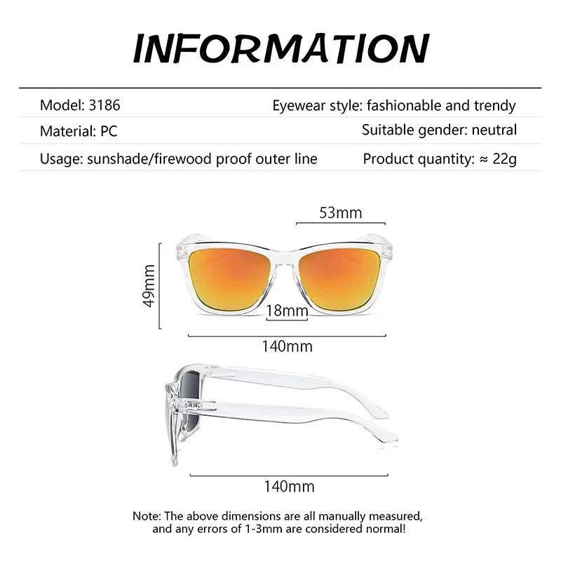 Men's Sport Square Sunglasses
