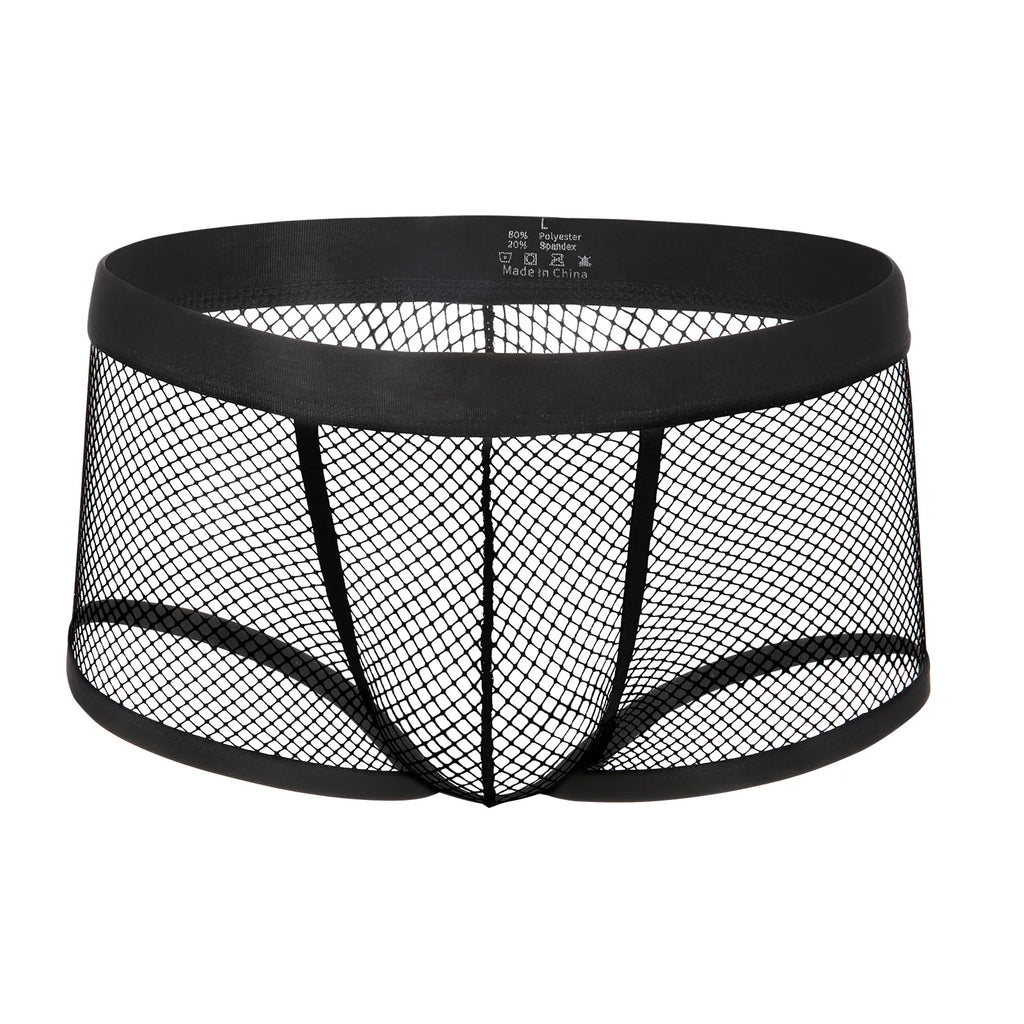 Low-Rise Mesh Boxer Shorts