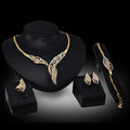 Women'S Design Metal Earrings, Necklaces, Bracelets, And Ring Sets