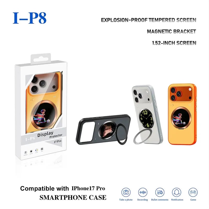 Smart Display Magnetic Stand Case for iPhone 17 Pro Series