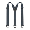 New Heavy Duty Work Suspenders for Men 3.8cm Wide with Plastic Gripper Clasps Adjustable Elastic Trouser Pants Braces-Black 1pcs