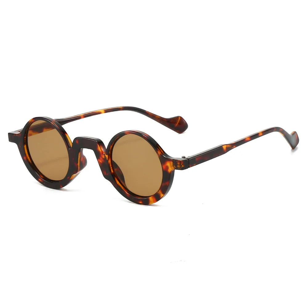 Retro Small-Frame Round Sunglasses