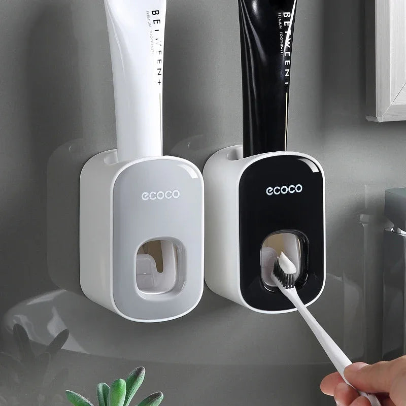 Bathroom Accessories Set Automatic Toothpaste Dispenser Toothpaste