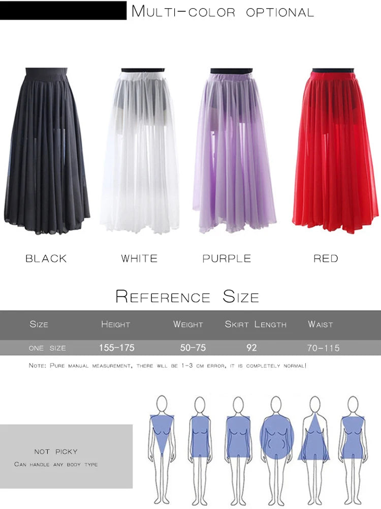 Ballet Practice Costume, Ballet Dance Dress, Full-Skirted Dance Practice