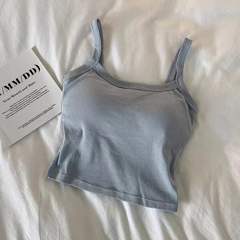 Women's Sleeveless Crop Top