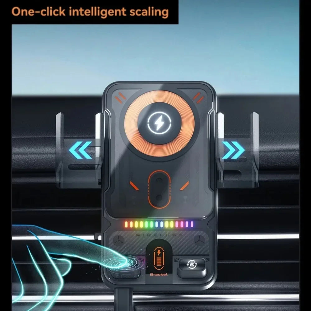 15W Air-Vent Wireless Car Charger & Phone Holder