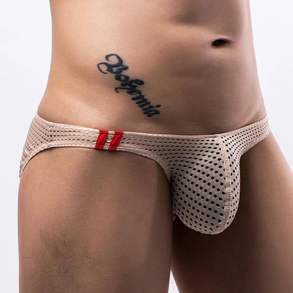 Breathable Mesh Low-Rise Briefs