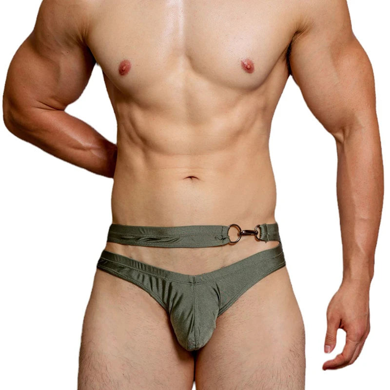 Double-Layer Swim Briefs