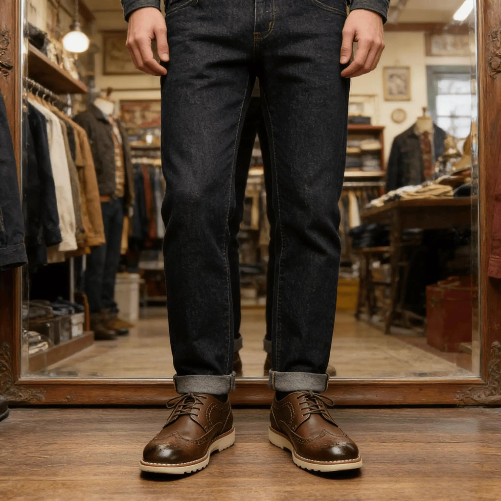 Men's Lace-Up Leather-Style Shoes