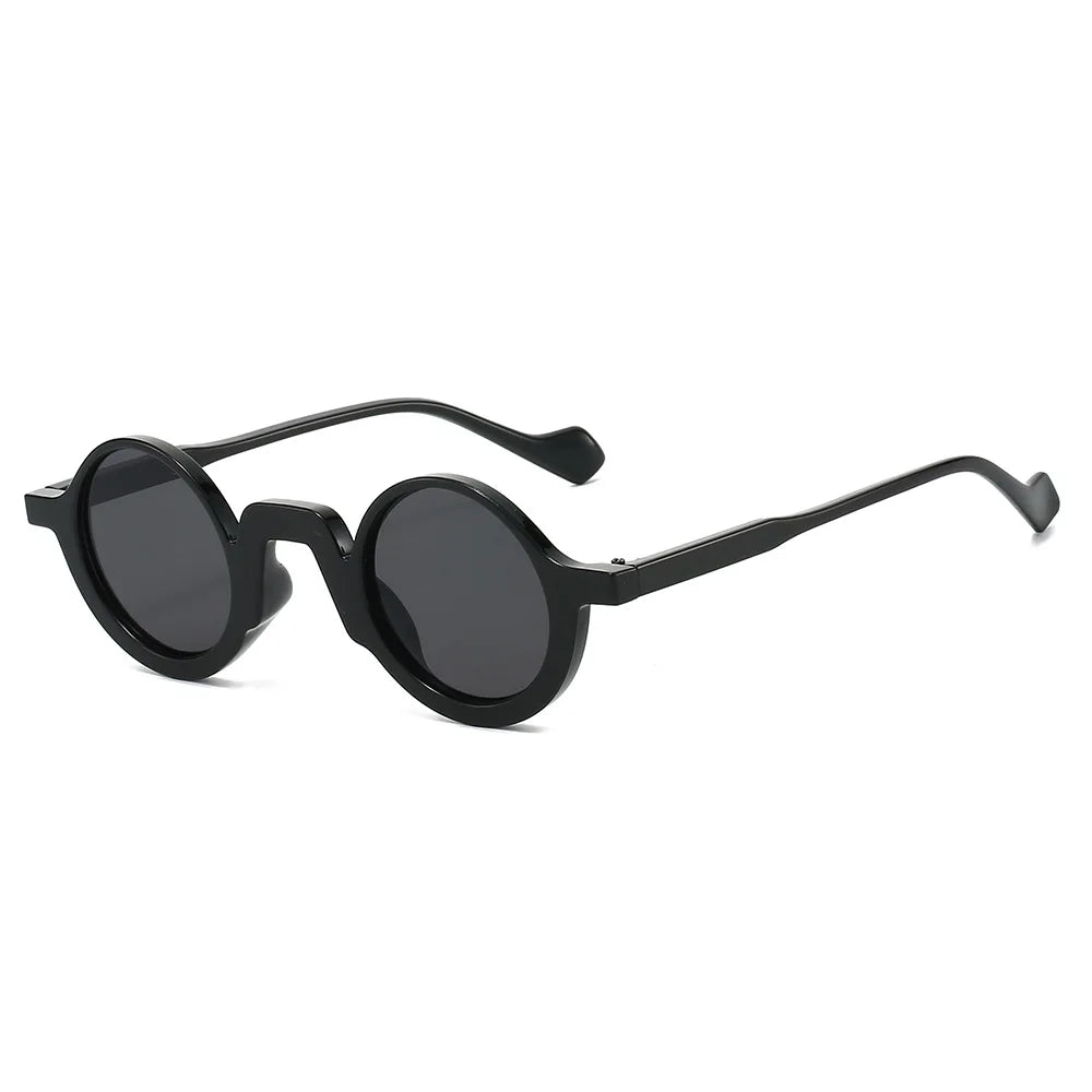 Retro Small-Frame Round Sunglasses