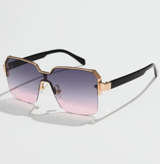 Frameless Square Sunglasses