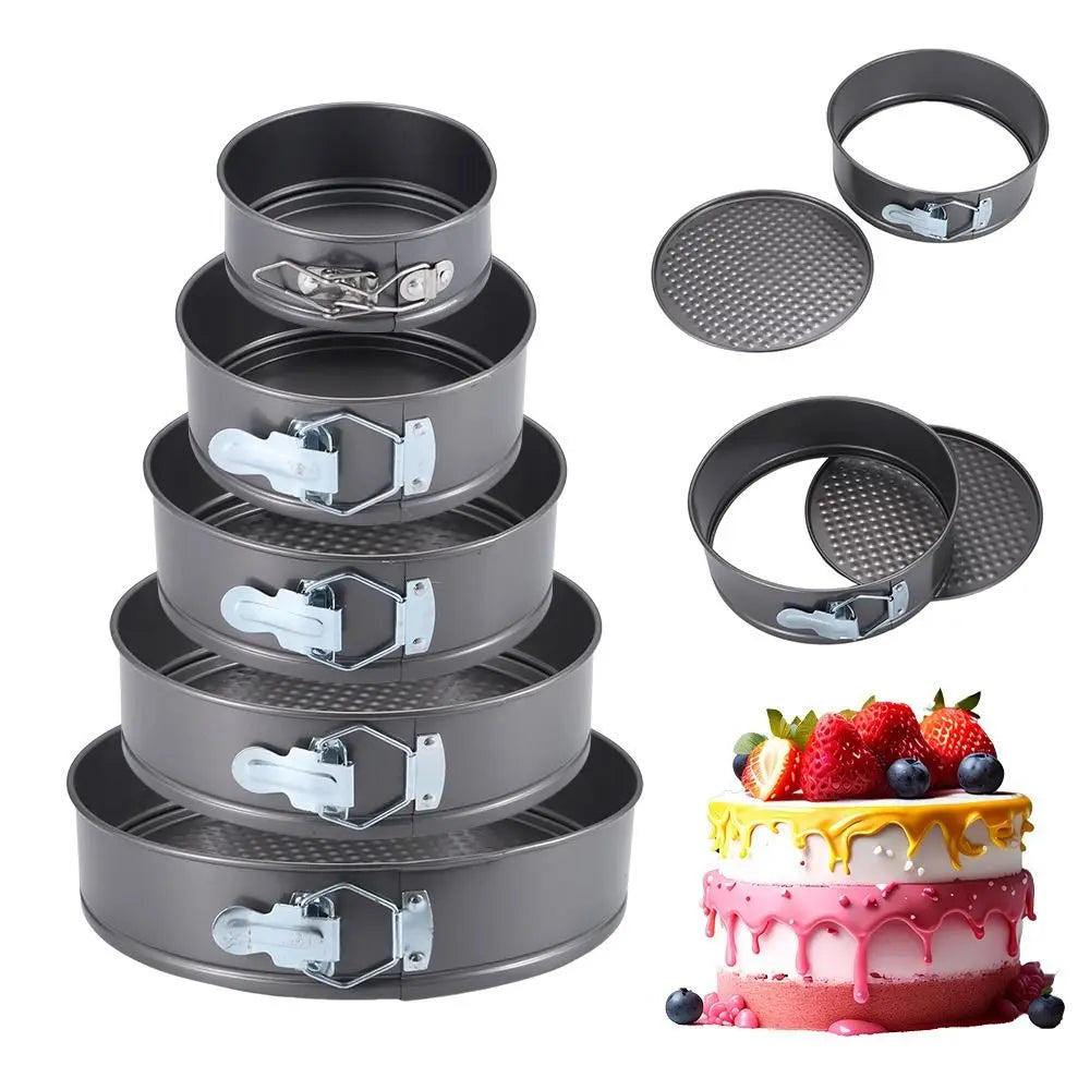 1Pcs Carbon Steel Baking Mould Leakproof Non Stick Cake Baking Pan