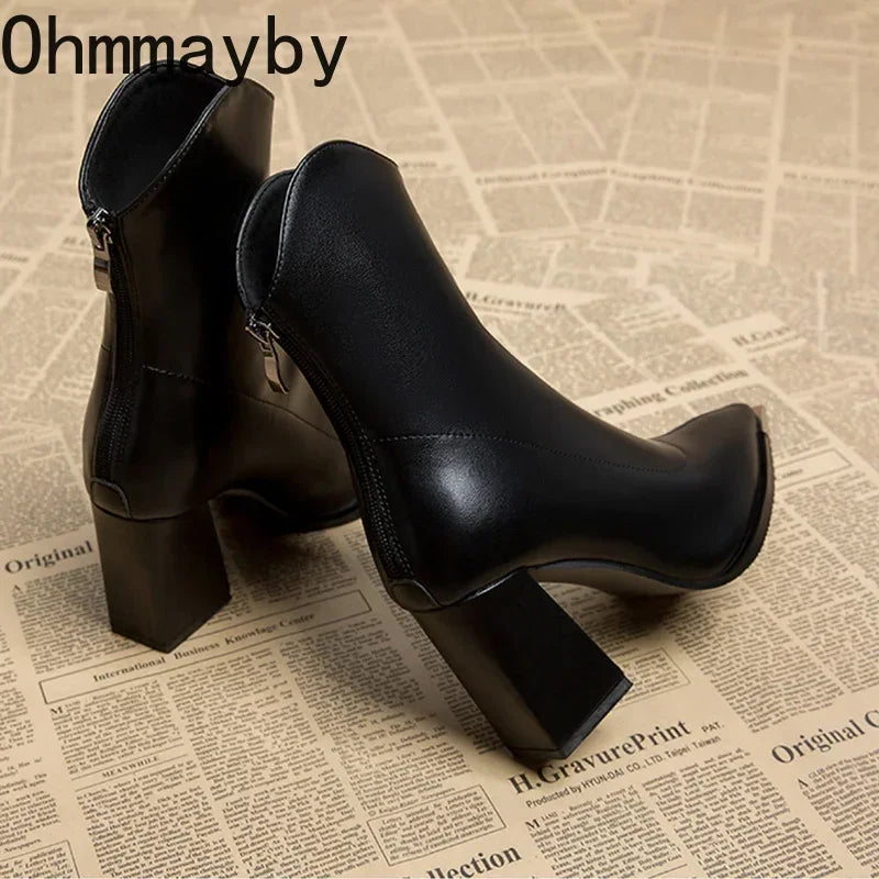 Women's Pointed-Toe Ankle Boots