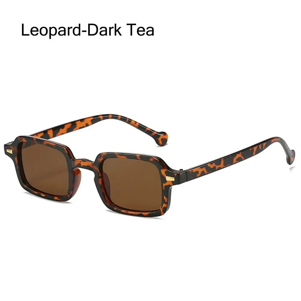 Rivet Rectangle Sunglasses