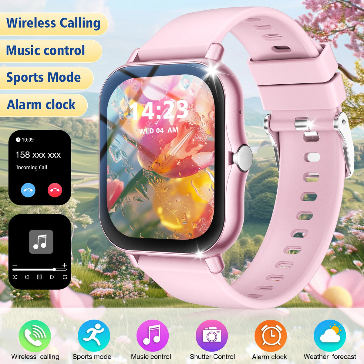 Bluetooth Calling Smart Watch with Sports Modes