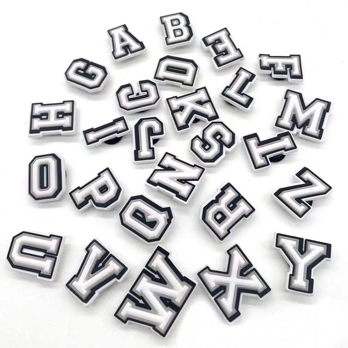 Letter Shoe Charms Decorations For Crocs 1pcs Alphabet Pins Boys Girls