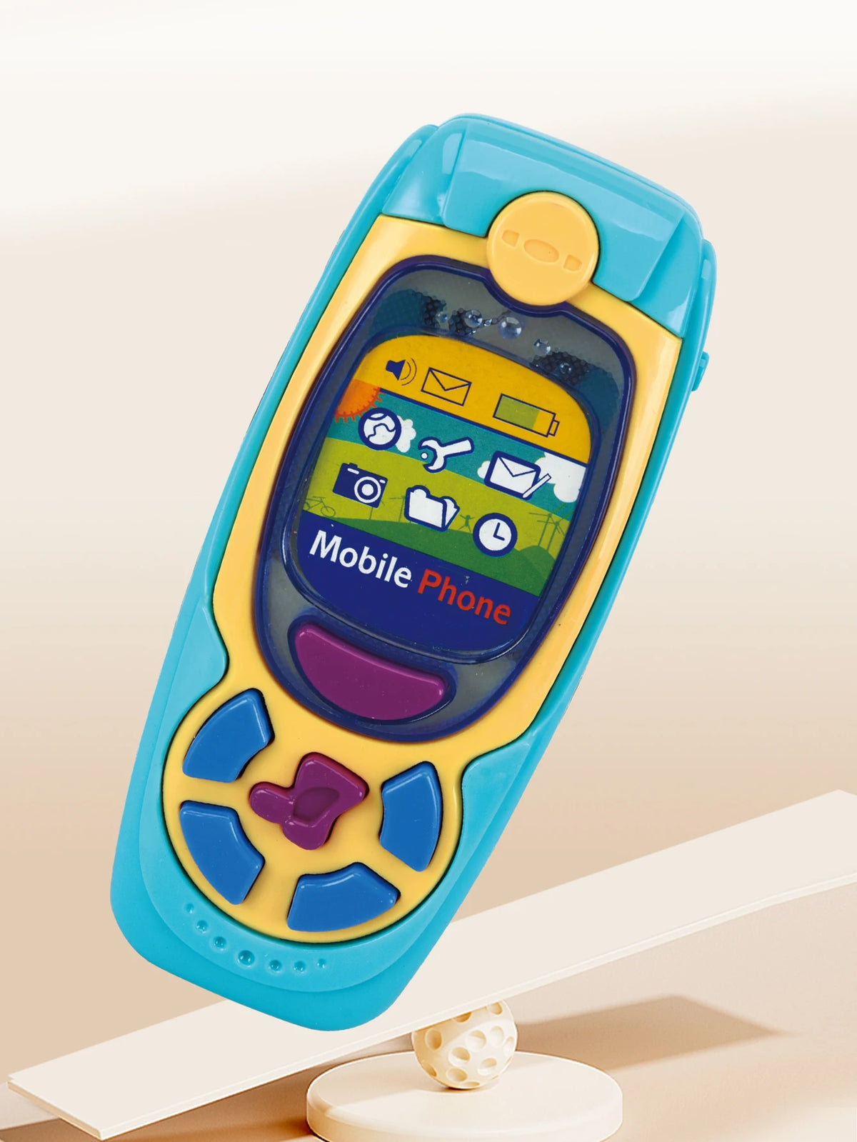 Smartphone Toys, Baby Phone With Music And Light Sound Interact Simulate