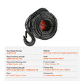 SucceBuy 26500/32000Lbs Synthetic Winch Rope Truck Boat Replacement Line