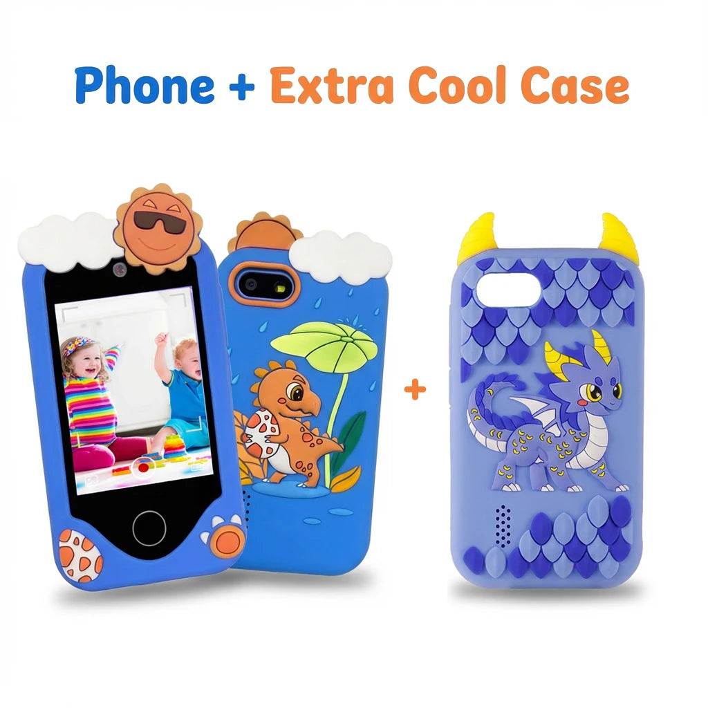 Kids Smart Toy Phone 44 Puzzle Games MP3 Player Camera Touchscreen