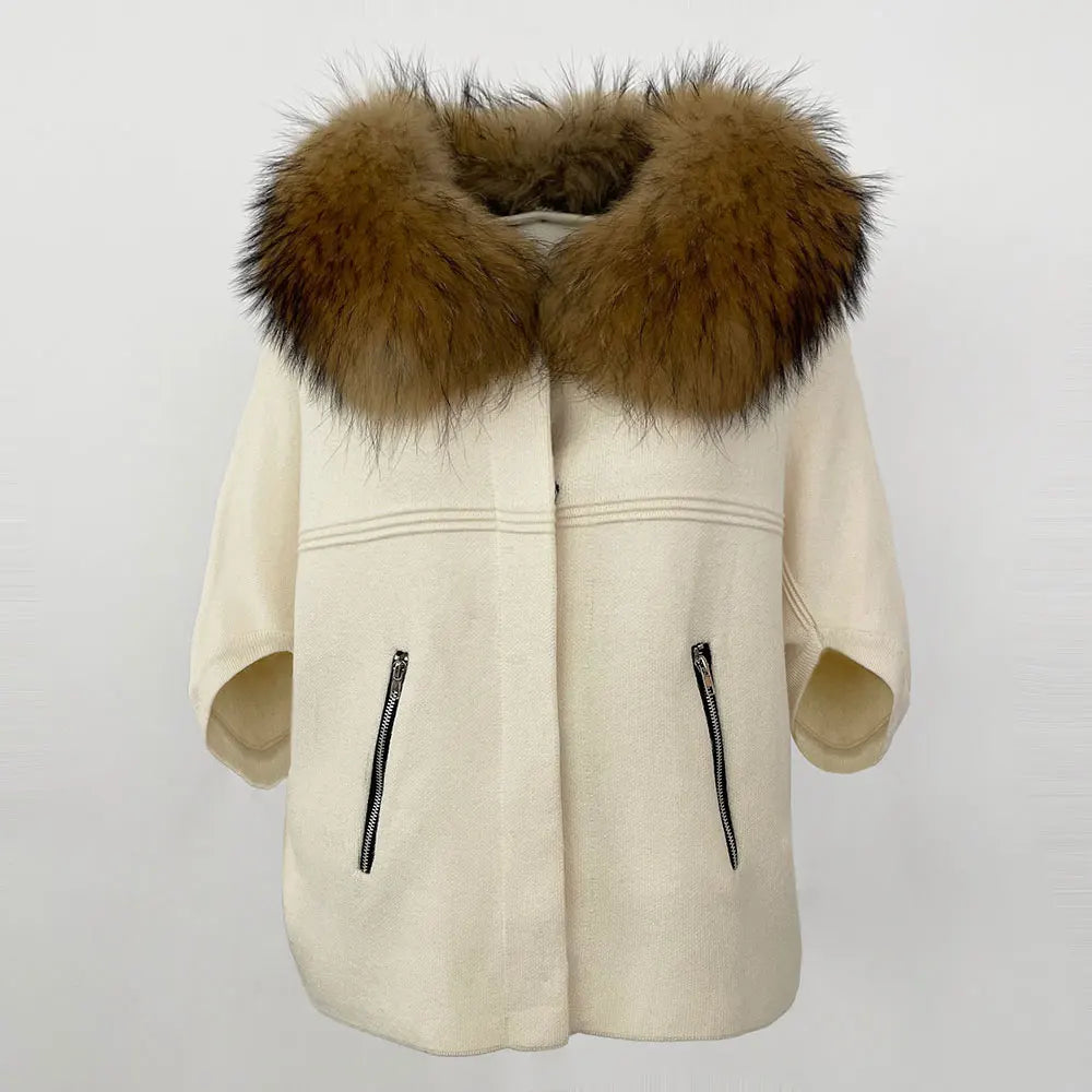 Knitwear Woman Clothes for Women Autumn European Fashion Knitted Sweater Real Fur Coat Natural Fox Fur Jacket Spring Cardigan
