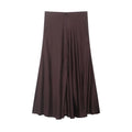 Women'S Skirts Spring Summer Elastic Waist Flared Skirt Elegant Female