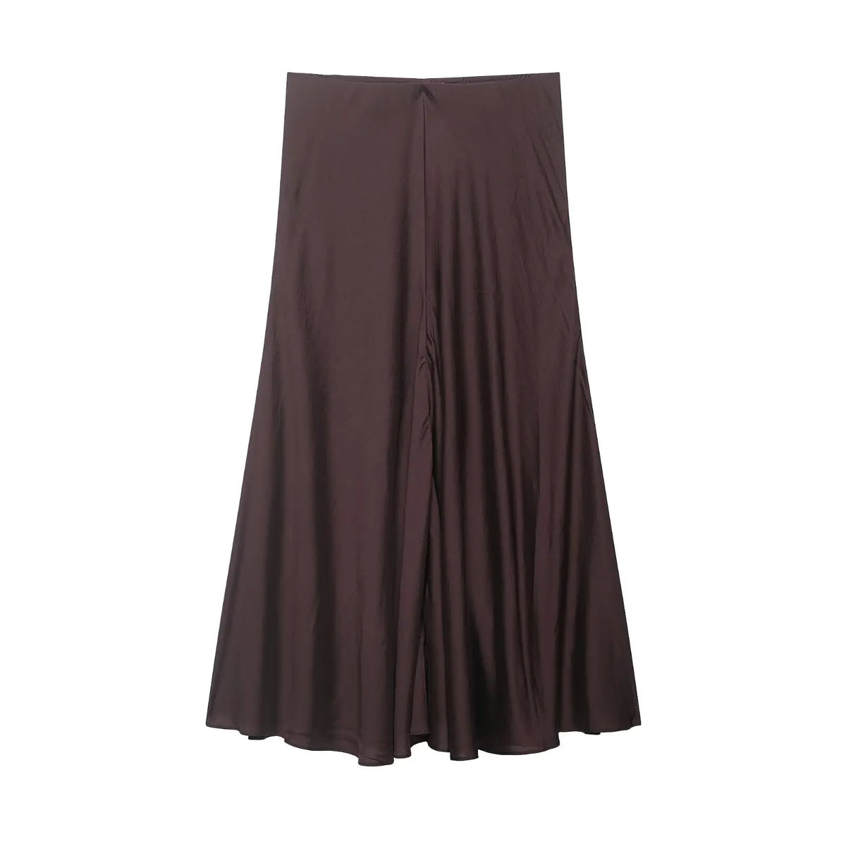 Women'S Skirts Spring Summer Elastic Waist Flared Skirt Elegant Female