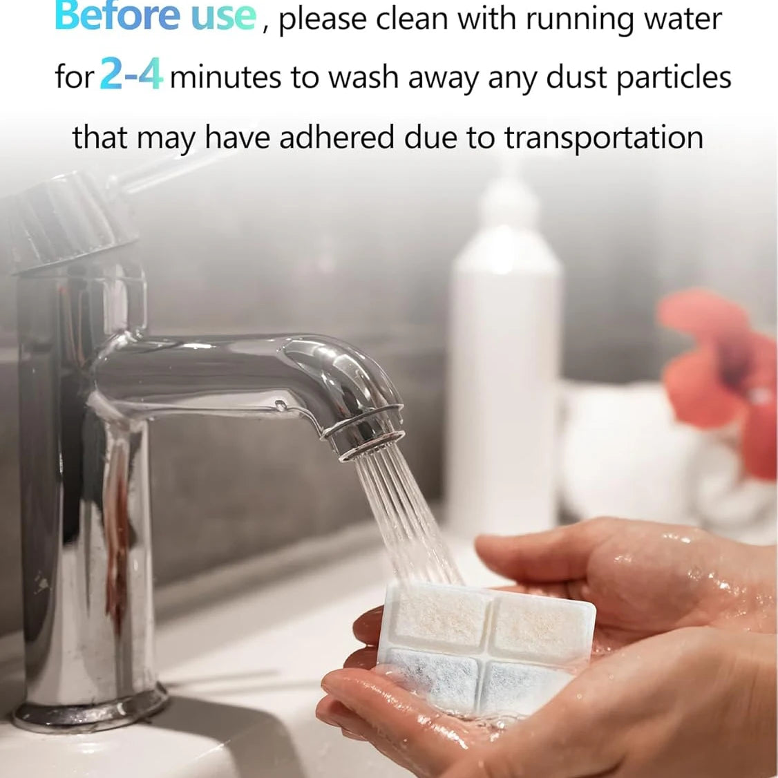 6PCS 12PCS Cat Water Fountain Filters And Foams, Pet Water Dispenser