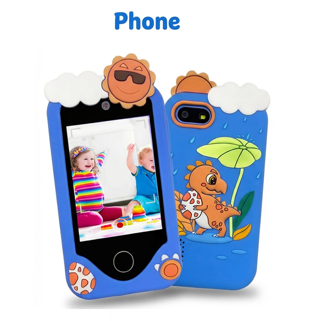 Kids Smart Toy Phone 44 Puzzle Games MP3 Player Camera Touchscreen